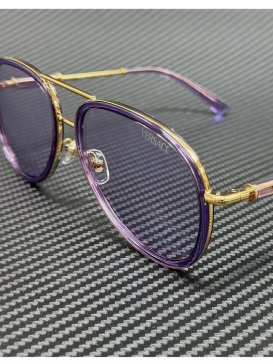 Versace VE 2260 - 10021A Lilac Transparent Sunglasses Unisex